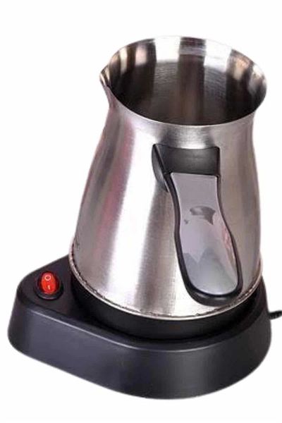 RBY Electric Coffee Pot 800 Watt Stainless Steel Turkish Coffee Machine with Handle