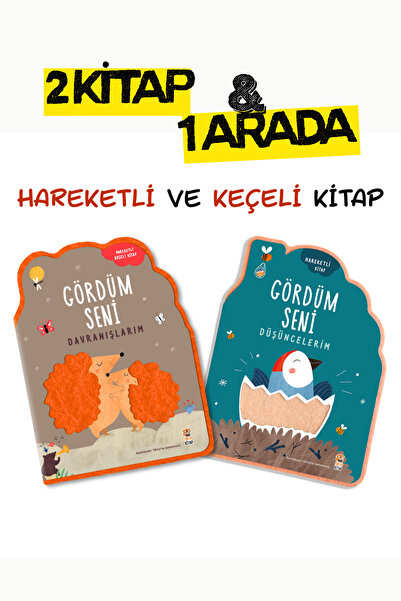 Sincap Kitap مجموعة من كتابين من كتاب I Saw You - أفعالي وفكراتي |   كتب كرتو...