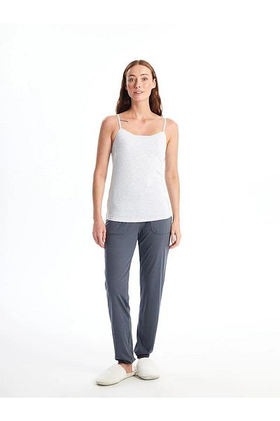 LC Waikiki Lcw Dream Heart Collar Strap Women's Cup Tank Top (W5)