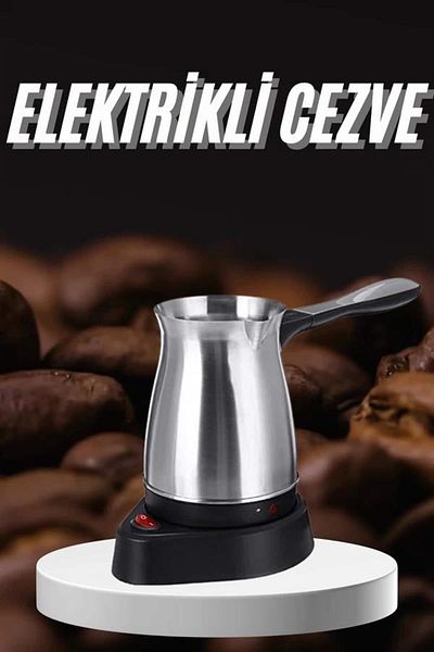 RBY Stainless Steel Turkish Coffee Machine 6 Cup Capacity Electric Coffee Pot