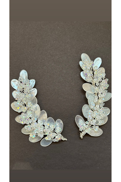 Store نموذج زوجين من إكسسوارات الزفاف من الراتنج الكريستالي