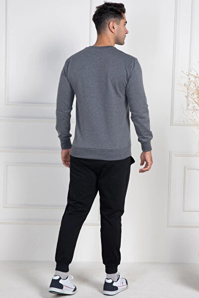 Mavelle Men's Two Thread Knitted Sports Model Bottom Top Pajamas Suit 2976