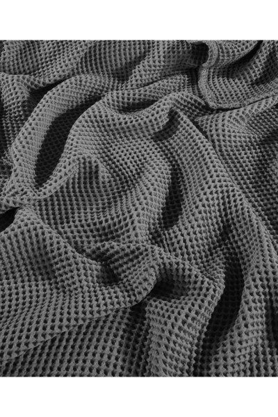 destinyhometex Waffle Desen Saçaksız Koltuk Örtüsü/tv Battaniyesi 100x200cm