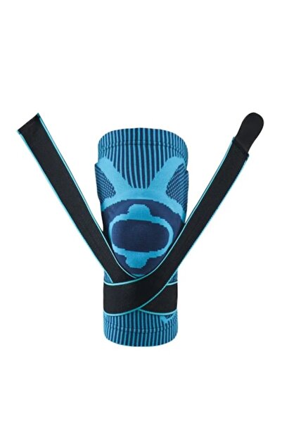 Danex Orteză de genunchi elastică respirabilă, Danex, Albastră, Mărime M