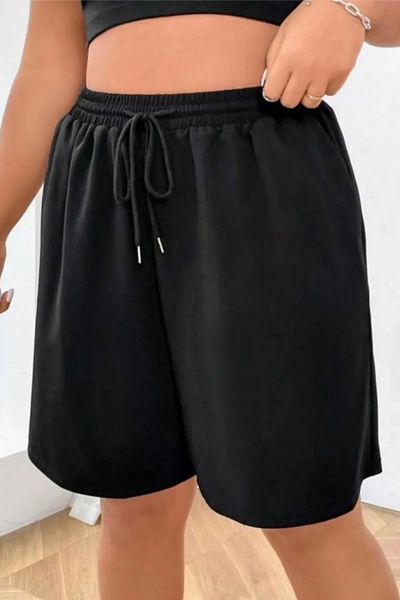 INFLUYENTE Pantaloni scurți de vară cu tăietură largă pentru femei