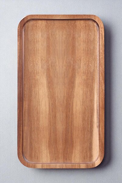 OK Wood Handmade Natural Wooden Rectangular Presentation Tray 19X35 |   Table...