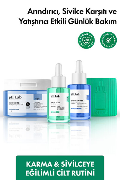 Ph Lab Phlab Karma & Sivilceye Eğilimli Cilt Rutini