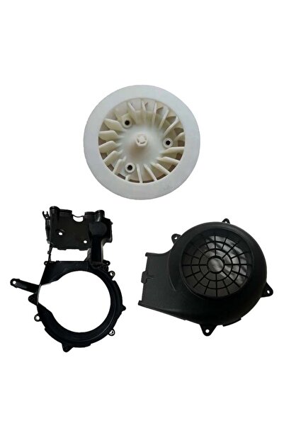 MotoExpress Tvs Jupiter125 Plastik Manyeto Fanı ve Pervane Kapağı Seti A