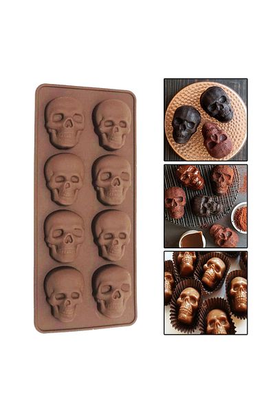 Getshopmini Epoxy Candy Plasticine Chocolate and Cookie Multiple Dry Head Silicone Mold