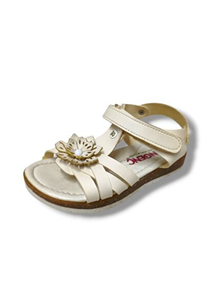 ŞİRİNGENÇ 3083-20 Σανδάλια για κορίτσια με σταυρωτές λωρίδες και λουλούδια 26-30