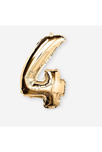 Flying Tiger Copenhagen 4 Numaralı Gold Folyo Balon