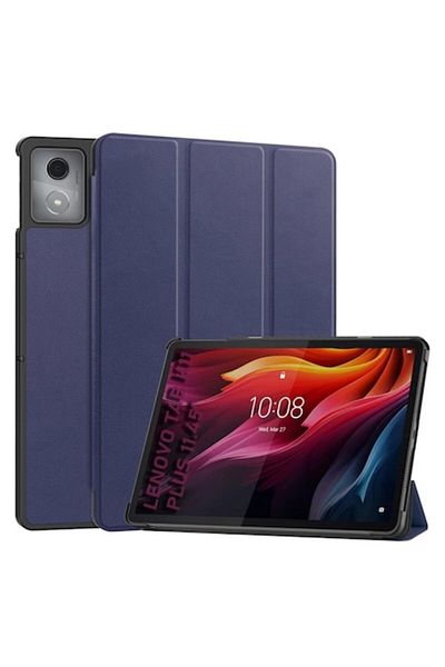 WOW Husă pentru tabletă compatibilă cu Lenovo Tab K11 Plus, nanofibră, albastră