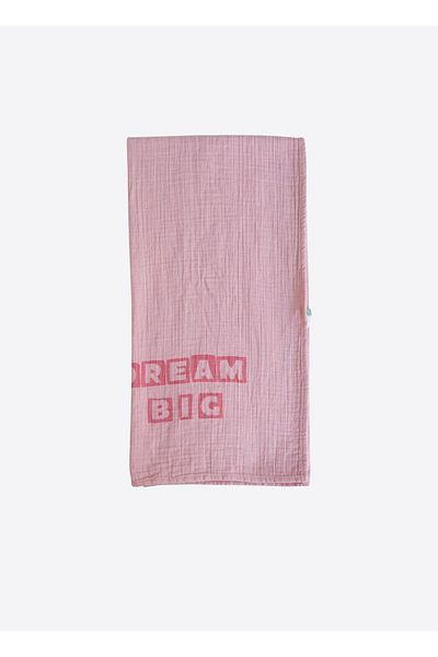 kitikate Organic Dream Big Muslin Blanket Pink