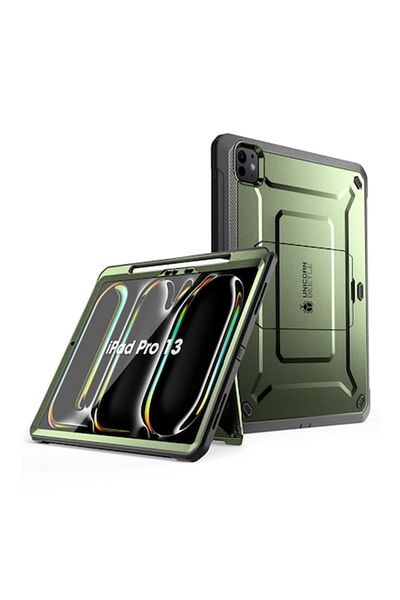 WOW Plastic Tablet Case Compatible with iPad Pro 13 (2024), Green