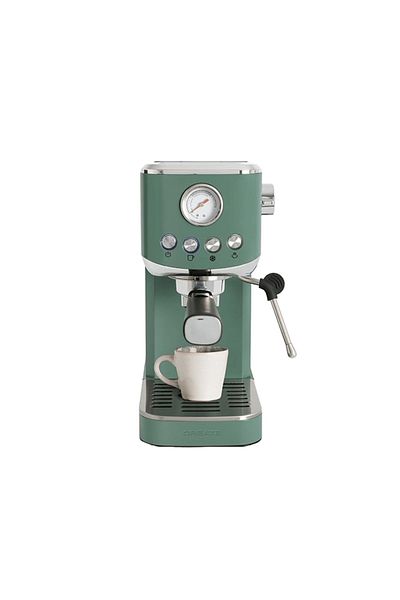 Create Retro semi-automatic espresso machine, CREATE, Thera Classic Compact, sage
