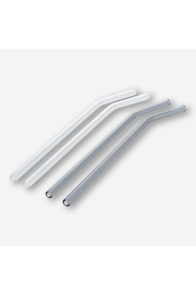 Flying Tiger Copenhagen 4'lü Beyaz Cam Pipet Seti 23 cm