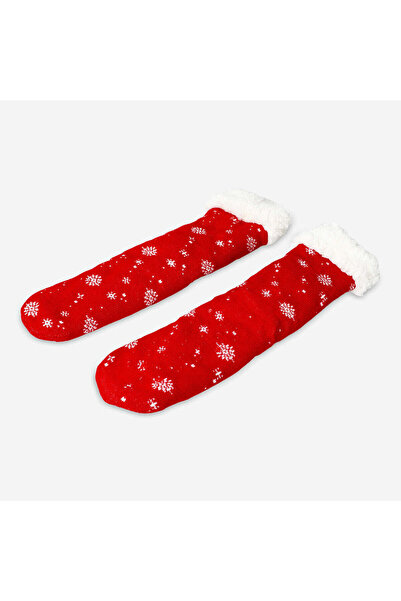 Flying Tiger Copenhagen Kırmızı Kalın Yılbaşı Çorabı 36/38
