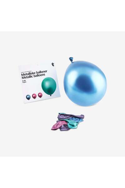 Flying Tiger Copenhagen 8’li Metalik Balon Seti