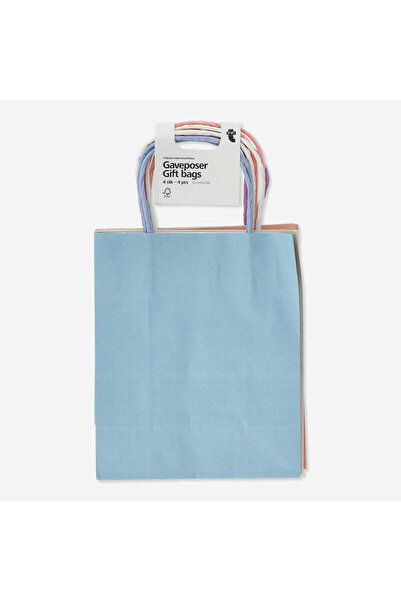 Flying Tiger Copenhagen 4'lü Pastel Renkli Hediye Çantası Seti