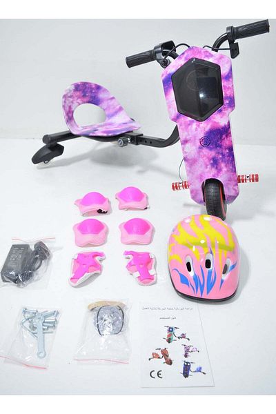 unbranded Electric Drift Scooter for Kids with Safety Gear - 36V