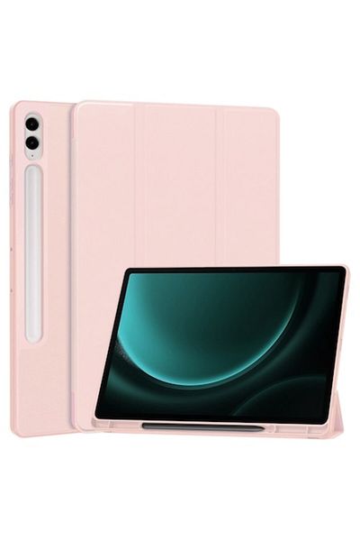 WOW Tablet Case Compatible with Samsung Galaxy Tab S9 Plus/S10 Plus/S9 FE Plus, J28, TPU, Pinky