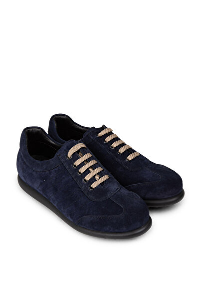Deery Erkek Hakiki Süet Lacivert Günlük Ayakkabı