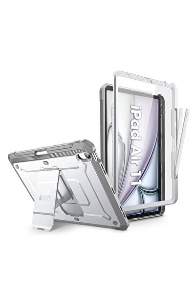 WOW Tablet Case compatible with iPad Air 11 2024/2025, G18, Plastic, Clear White