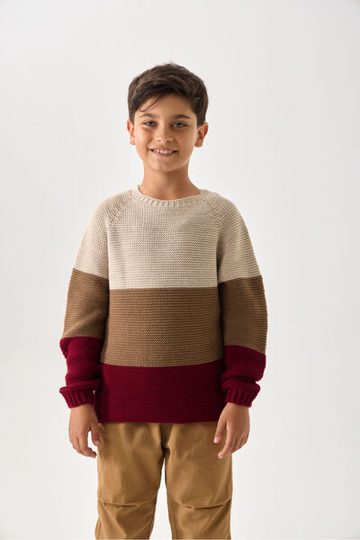 Nisrakids Unisex Children's Knitwear Sweater – 3 Colors / Crew Neck / Long Sleeve