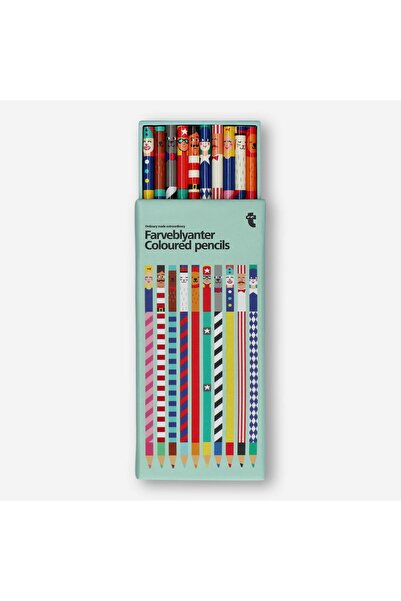 Flying Tiger Copenhagen 10'lu Renkli Boyama Kalemi Seti