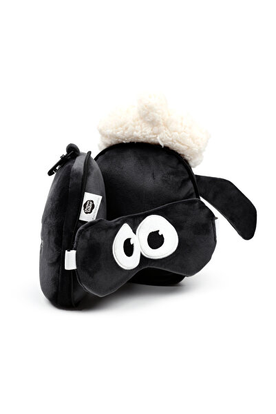 Relaxeazzz Çocuk Seyahat Yastığı ve Göz Maskesi-Shaun the Sheep