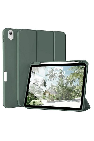 WOW Tablet case compatible with iPad Air 4 2020/Air 5 2022, J33, TPU, Intense Green