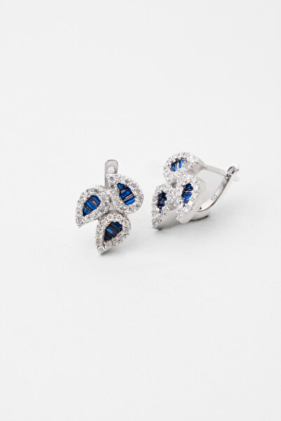 So CHIC... Yakamoz Işığı 18 Ayar Beyaz Altın Kaplama Gümüş Küpe