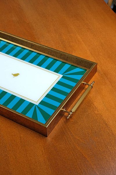 Glore Green Line Presentation Tray with Handle