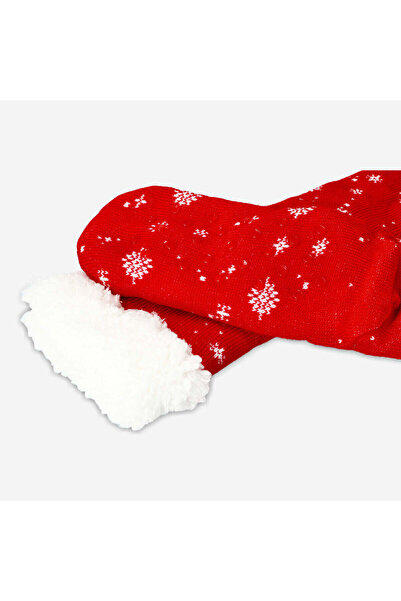 Flying Tiger Copenhagen Kırmızı Kalın Yılbaşı Çorabı 36/38