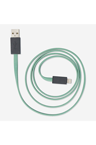 Flying Tiger Copenhagen Yeşil iPhone Şarj Kablosu 100 cm