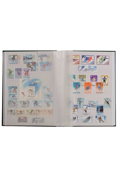 PULKO HistorY 1970 Stampbook Classic, 8 Sheets, 16 Pages, A4+, White Ground, Green