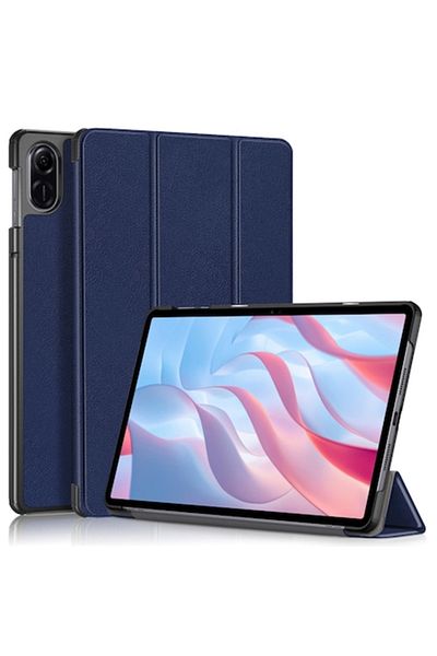 WOW Husă pentru tabletă compatibilă cu Honor Pad X9/X8 Pro, P41, nanofibră, albastră