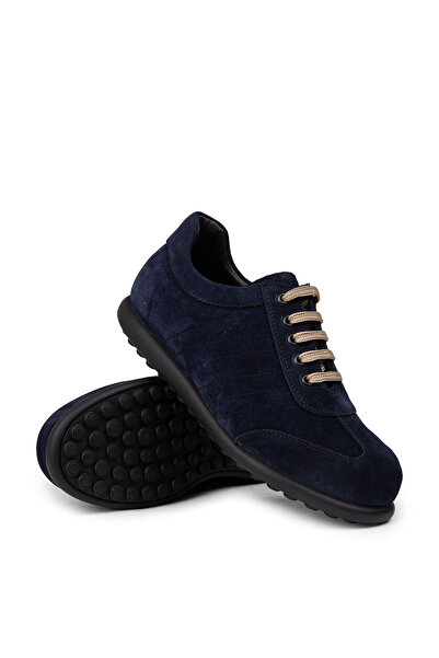 Deery Erkek Hakiki Süet Lacivert Günlük Ayakkabı