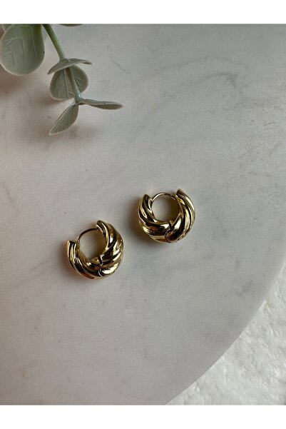 Gais Xuping Gold Sarmal Çelik Küpe