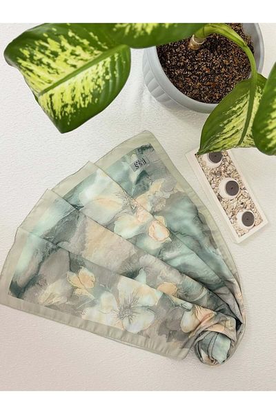 Ess Scarfs Tie-Dye Pattern Cotton Shal