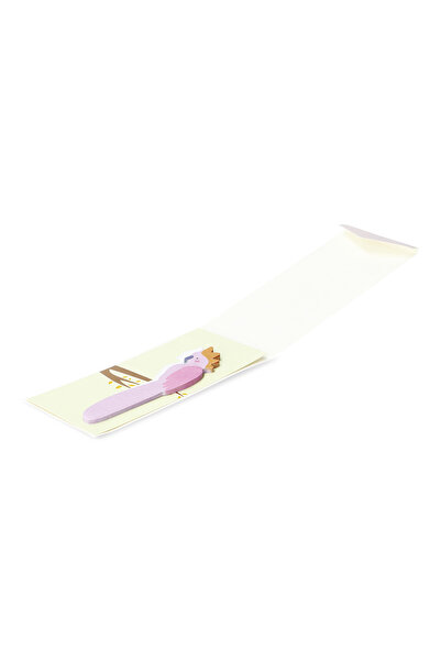 Flying Tiger Copenhagen Pembe Kuş Şeklinde Yapışkanlı Not Kağıdı