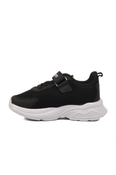 AYK'S Pantofi sport pentru copii din plasă negru-galben 2340 P