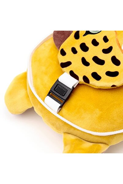 Relaxeazzz Çocuk Seyahat Yastığı ve Göz Maskesi-Leopard