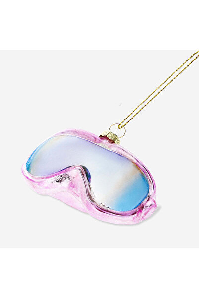 Flying Tiger Copenhagen Pembe Kayak Gözlüğü Yılbaşı Ağacı Süsü