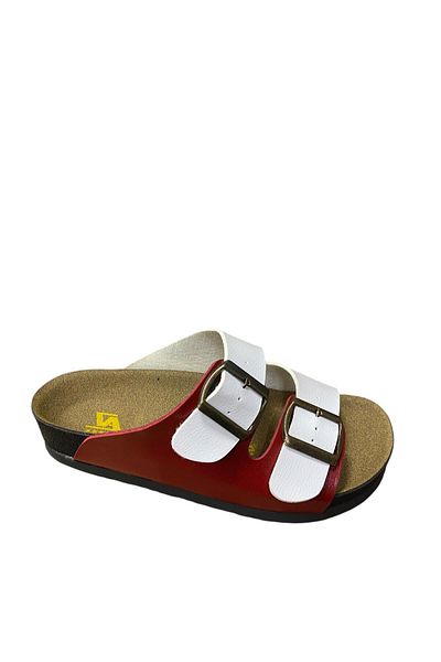 Poliva Women's Double Buckle Slippers