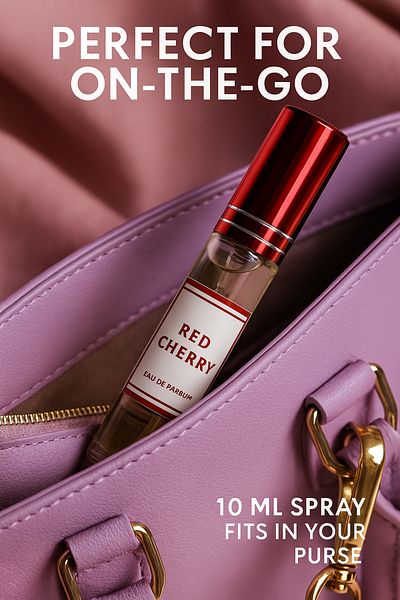 Milestone Red Cherry Eau de Parfum 10ml Unisex Mini Travel Spray