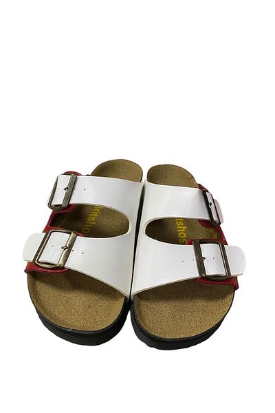Poliva Women's Double Buckle Slippers