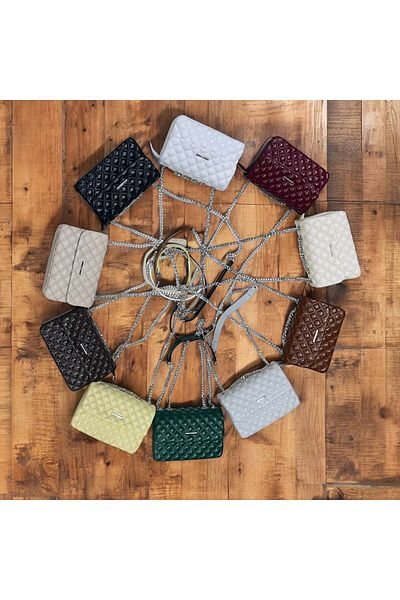 wikidayss Women's Quilted Patterned Crossbody and Shoulder Bag