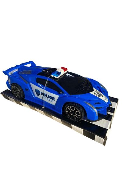 Sole 3D Light and Sound Police Car Toy - Sports Car