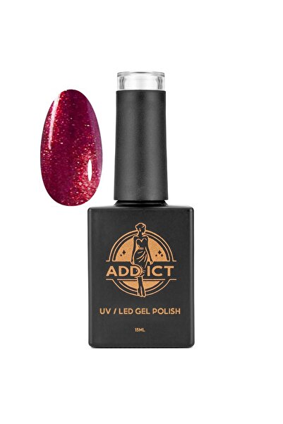 Addict Semi-Permanent Nail Polish - Ruby Sparkle